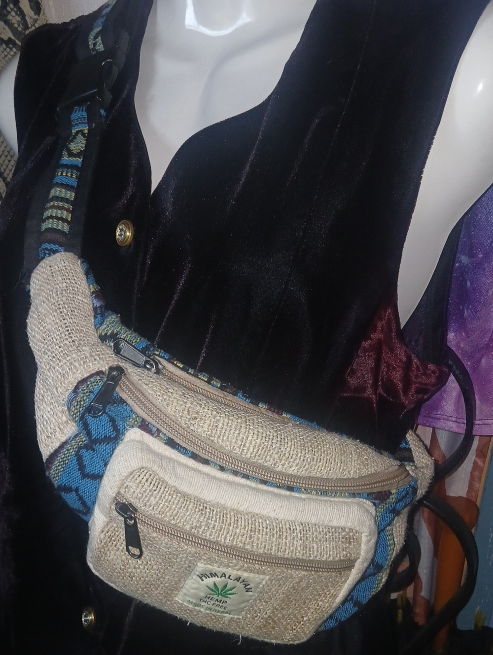 Himalayan Hemp Woven Waist Bag